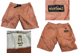 新品同然ワイルドシングスWILDTHINGSカトーKATO'クライミング・ハーフパンツ★レンガ★L