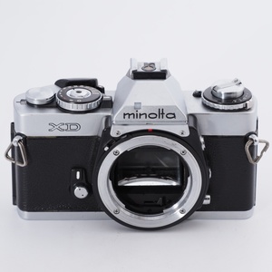 【難あり品】MINOLTA ミノルタ フィルム一眼レフカメラ XD ボディ シルバー #9373