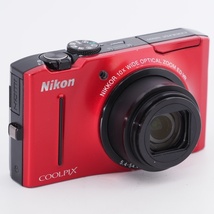 Nikon ニコン デジタルカメラ COOLPIX S8100 フラッシュレッド S8100RD 1210万画素 光学10倍ズーム #9594_画像6