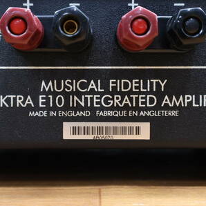 MUSICAL FIDELITY ELEKTRA - E 10 プリメインアンプ (D-863)の画像9