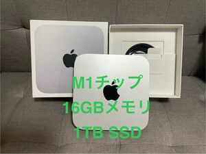 Mac Mini Apple M1チップ、SSD 1TB、メモリ 16GB