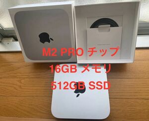 Mac mini M2 pro 2023年式 メモリ 16GB SSD 512GB 「美品」