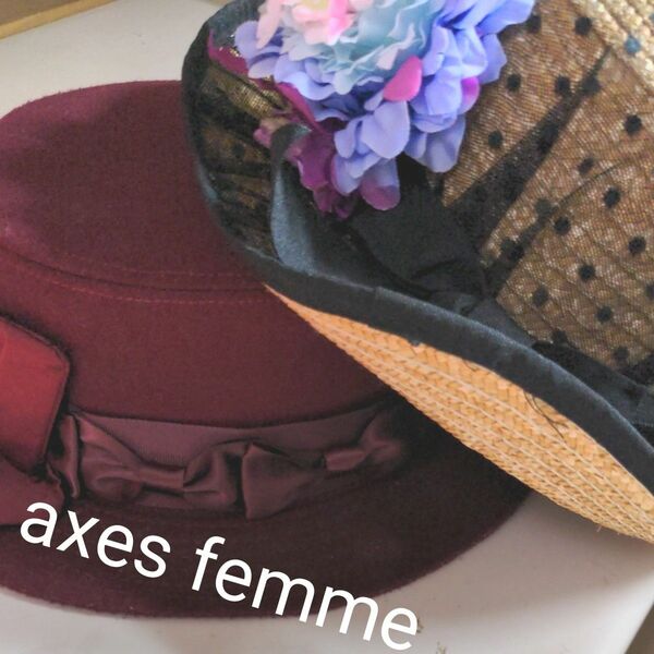 axes femme ハット＆麦わら帽子