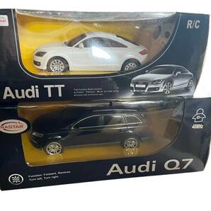 【0422-93】【新品未使用】Audi TT Q7 ラジコン アウディ 1/14スケール RASTAR R/C ラスター コレクション 車 外車 2台まとめの画像1