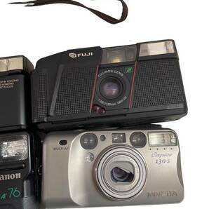 【0405-24】【1円〜】カメラ12個まとめ売り Nikon 富士フィルム Canon MINOLTA 中古品 現状品 動作未確認の画像4