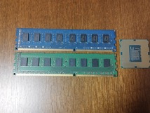 CPU Intel Core i3-3240 3.4Ghz 第三世代 メモリ PC3-12800(DDR3-1600) 4GBx2 計8GB_画像2