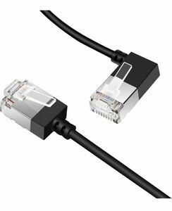 Dutevolns薄型イーサネットケーブルは90°左に傾斜している 1m。超薄型で柔軟なRj 45 LANギガビット/929