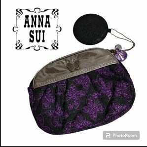 GWセール！ ANNA SUI アナスイ ポーチ ミラー付き 