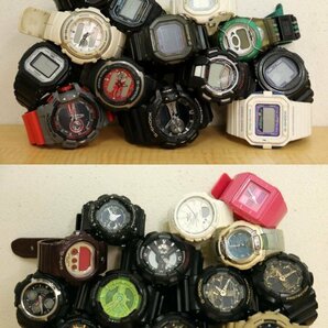 【ジャンク品・まとめ】CASIO カシオ G-SHOCK BABY-G 腕時計 50個 メンズ・レディース カシオ まとめ売り♪の画像3