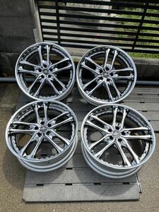 ★weds Kranze Scintill 21×8.5J ET33 37 5H PCD114.3 ハブ径73mm アルミ ホイール 4本★