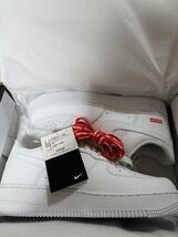 新品/即日発送/国内正規/ 24SS Supreme Nike Air Force 1 Low White US9 27cm シュプリーム ナイキ エアフォース1_画像1