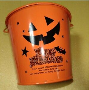  Halloween specification stainless steel bucket case 