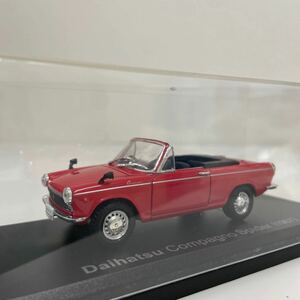 アシェット 国産名車コレクション 1/43 vol.35 DAIHATSU COMPAGNO SPIDER 1967年 ダイハツ コンパーノ スパイダー 旧車 ミニカー