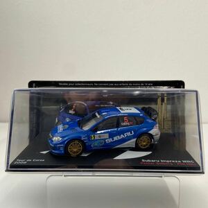 デアゴスティーニ ラリーカーコレクション 1/43 SUBARU IMPREZA WRC 2008 #5 P.ソルベルグ スバル インプレッサ ミニカー gvb