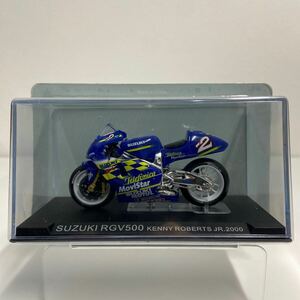 デアゴスティーニ チャンピオンバイクコレクション 1/24 SUZUKI RGV500 Kenny Roberts Jr. #2 2000 ケニーロバーツ MOTOGP ミニカー