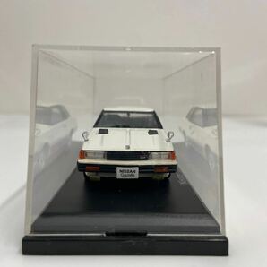 アシェット 国産名車コレクション 1/43 NISSAN Gazelle DOHC RS 1982 日産 ガゼール ホワイト 旧車 ミニカー モデルカーの画像7