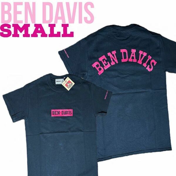 即決【最終SALEプライス】新品・未使用【BEN DAVIS(ベンデイビス)】Sサイズ/レディース対応サイズ PRINT TEE SHART/ A