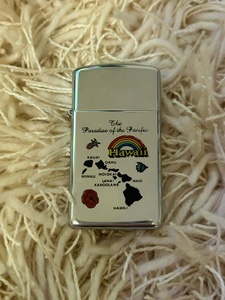 ☆【レトロ】☆zippo☆HAWAII☆シリーズ☆vintage☆ハワイ諸島地図☆