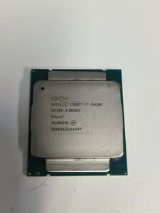 完動品 Intel Core i7 5820k 3.3Ghz SR20S LGA2011