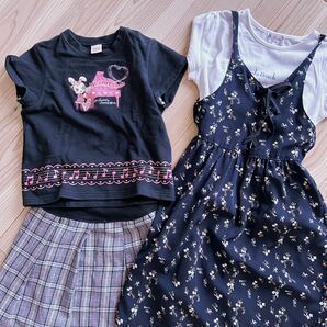 女の子 130cm 春夏服17着 まとめ売り USJ UNIQLO motherways jenni メゾピアノ などの画像3