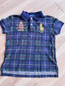  Ralph Lauren polo-shirt 130cm girl man both sides ... design 