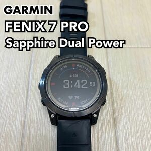 ガーミン FENIX 7 PRO Sppaire Dual Power 47mm GPSスマートウォッチGARMIN