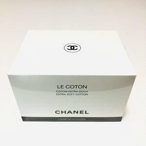 【ラスト1点!!】 CHANEL LE COTON シャネル レ コットン 100枚 BOX ココマーク ロゴ オーガニック綿