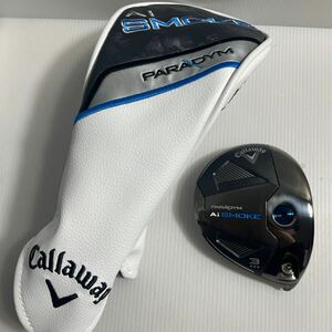 美品 Callaway PARADYM Ai SMOKE トリプルダイヤ3W 15° フェアウェイウッドヘッド単品 キャロウェイ パラダイム スモーク 番2418