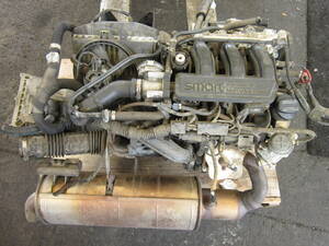 Smart Roadster engine＆Computer＆触媒＆マフラー GH-452434 ジャンク 貴重 Smart