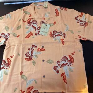 新品TOMMY BAHAMA トミーバハマ シルクアロハシャツ 31986 USAサイズS TA