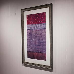 Art hand Auction Bello's Art 抽象画 プリントアート 大型 100×70 アート 現代アート 壁掛け モダン 北欧 ミッドセンチュリー 紫, 美術品, 絵画, その他
