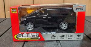 トヨタ アルファード 30系 黒 LHD 1/32 モデルカー ミニカー ダイキャスト Toyota ALPHARD BLACK Metallic