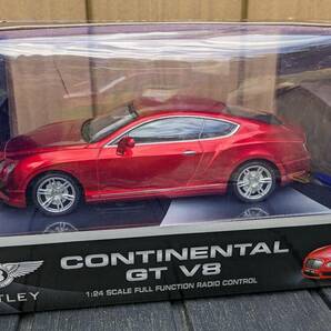 ベントレー コンチネンタルGT 赤 レッド 1/24 モデルカー ミニカー ラジコン※動作不明 Bentley Continental GT Red Metallicの画像1