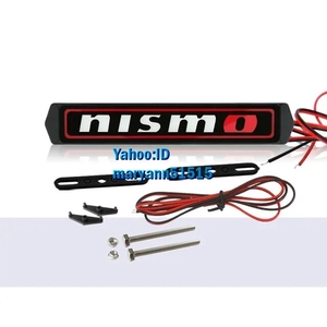 NEW! NISMO LEDエンブレム イルミネーション ニスモ 日産 NISSAN ニッサン スカイライン ノート エクストレイル マーチ フェアレディZ