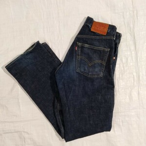 Levi's リーバイス 50's　復刻 503B XX ジーンズ デニム　ビンテージ　隠しリベット　赤耳　濃紺　LEVI'S bigＥ ボタンフロント vintage 