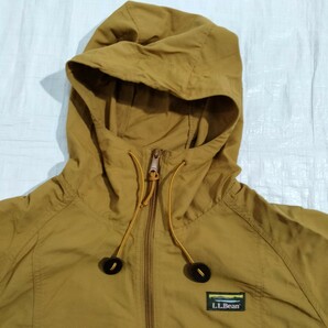 llbean LLビーン マウンテン クラシック アノラック カラーブロック 2トーン nylon parka ナイロン パーカ カタディン マスタードの画像9