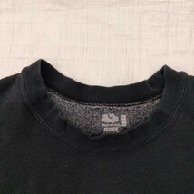 フルーツオブザルーム FRUIT OF THE LOOM スウェット　シャツ　丸首　黒　ブラック　black fade フェード　XL 無地　ソリッド　ブランク　_画像5