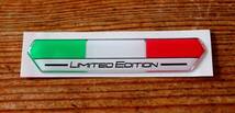 Italy Flag Limited Edition Sticker イタリア イタリー フラッグ 国旗 ステッカー デカール シール 70mm x 14mm_画像2