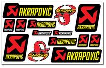 AKRAPOVIC Decal set アクラポビッチ ステッカー シール セット_画像3