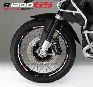 BMW R1200GS Motorrad Felgen Rand ホイル ホイール ステッカー バイク デカール セット