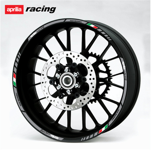 Aprilia Racing Wheel decals アプリリア ホイル ホイール ステッカー デカール セット 送料無料