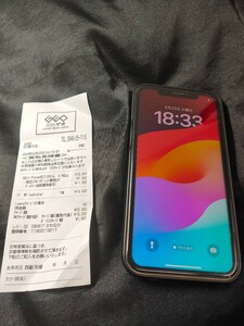 Apple iPhone XR 128gb SIMフリー スマホケース付 中古品 全国発送 買取見積書付 アップル スマートフォン イエロー