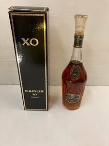 COGNAC CAMUS/カミュ XO ブランデー 700ml ロングネック 箱付き 未開栓 長期自宅保管品 液面低下等の可能性有 現状お渡し