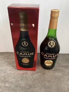 COGNAC CAMUS NAPOLEON/コニャック カミュ ナポレオン 740ml 40度 箱付き 未開栓 長期自宅保管品 液面低下等の可能性有 現状お渡し