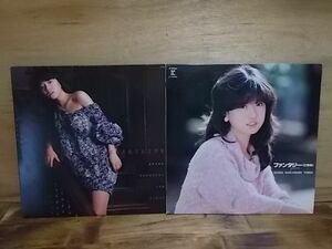 c1320　【未確認】　中森明菜　LP2枚セット