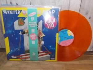 bm0294 LP sample record [N-A some stains equipped - have ] Ito Ginji /WINTER WONDER LAND