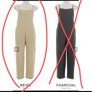 Joint Space ベージュ オールインワンキャミソール バックリボン