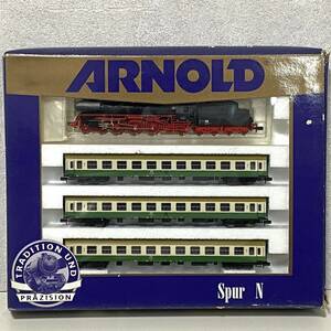 ☆ARNOLD/アーノルド　Nゲージ　Spur N　0348　機関車（動力車）＆客車　DR　ドイツ鉄道？　外国車両　4両セット 