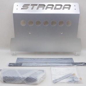 ★1円スタート 絶版品 三菱純正OP K34T ストラーダ STRADA スキットプレート グリルガード下部 アンダーガード MZ555075の画像2