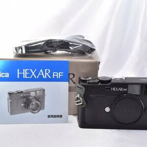 ★奇跡の新品級★Konica コニカ Hexar ヘキサー RF Black 35mm Rangefinder Film Camera ★元箱付き★ #d113の画像1